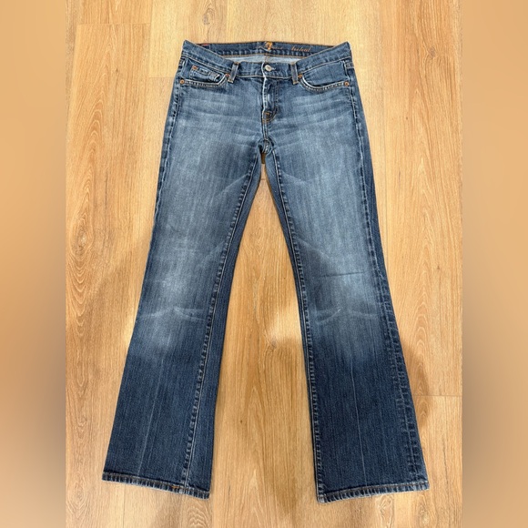 Ag Adriano Goldschmied Denim - AG Adriano Goldschmied Flare Wide Leg Jeans in Dark Blue